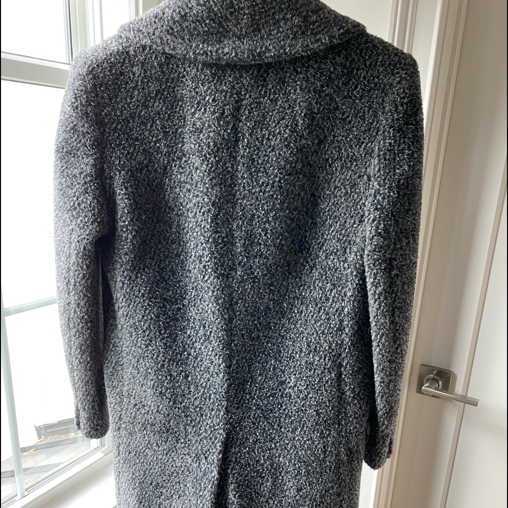 MaxMara long coat, size 6, charcoal grey